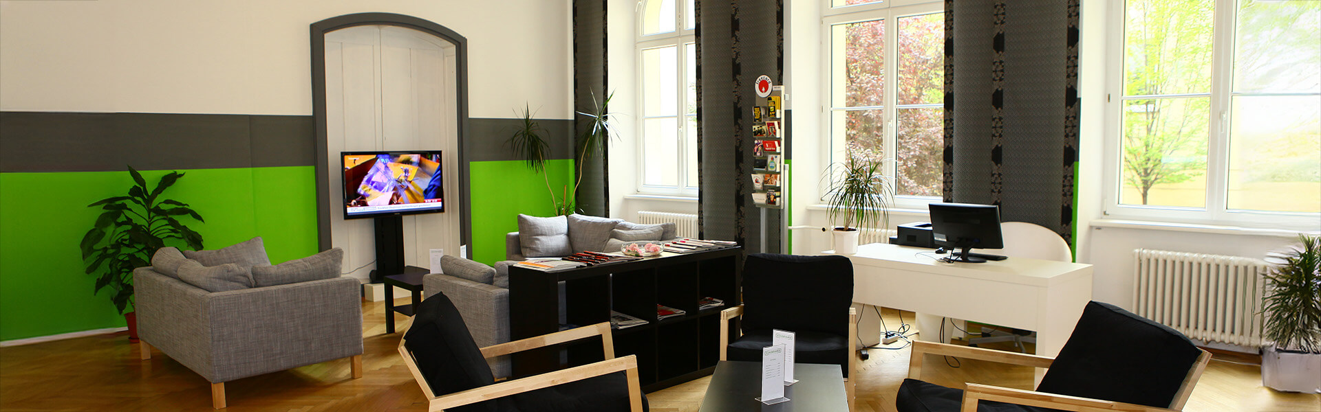Ansicht des Aufenthaltsraums vom Kaiser23 Hostel und Guesthouse